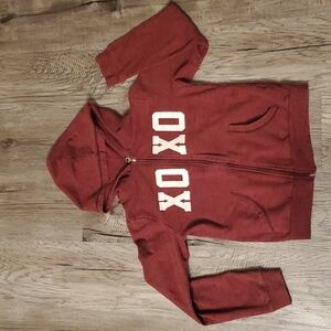 Used Preteen girl size hoodie Sweatshirt jacket, XOXO brand